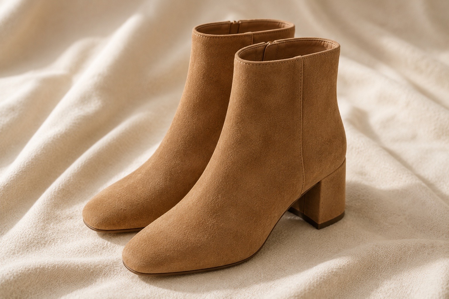 Tan suede ankle boots saved from Aeyde